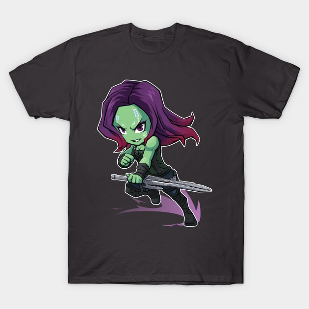 Gamora Chibi T-Shirt by Xar623